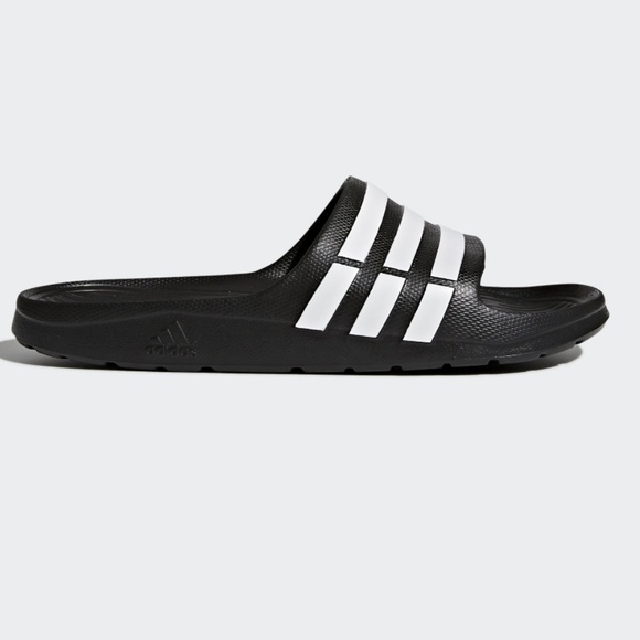 Adidas Men's Slides Size 10 - Picture 5 of 8
